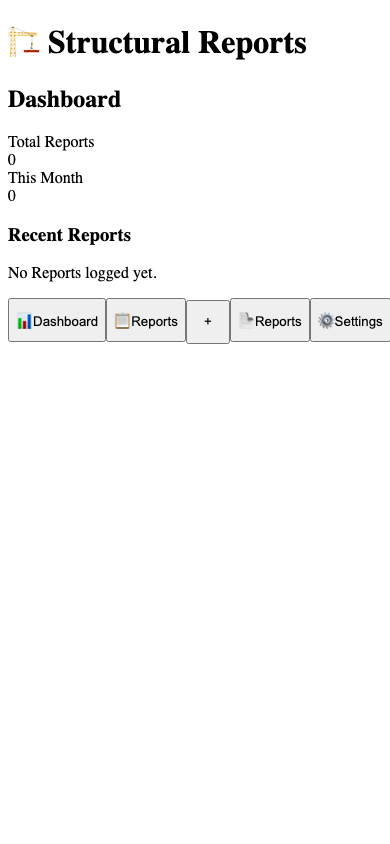 Structural Reports - Engineering Report Organizer Pro export example